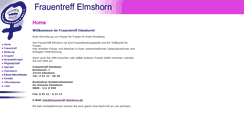 Desktop Screenshot of frauentreff-elmshorn.de